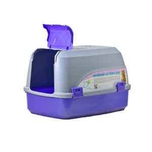 ظرف خاک دنیل مسقف گربه