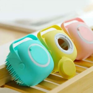 برس حمام مخزن دار سیلیکونی سگ و گربه